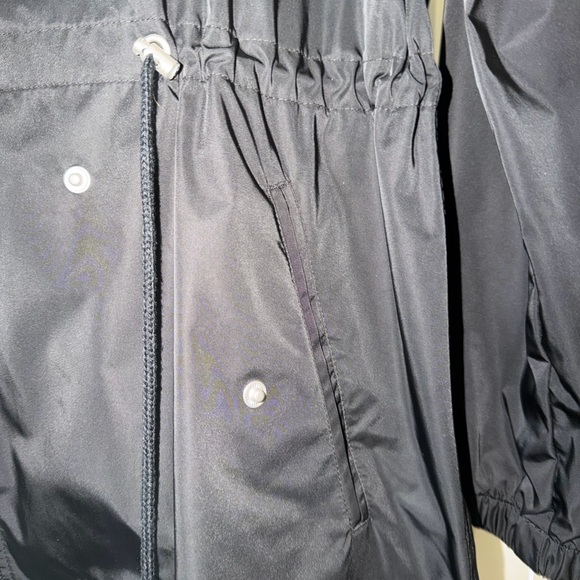 Women’s Avec Les Filles Black Hooded Trench Coat-NEW WITH TAGS - Picture 5 of 5